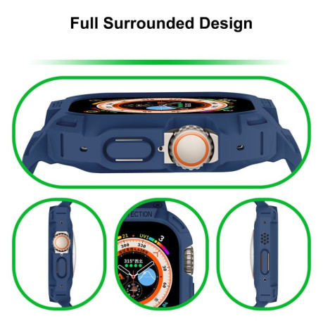 Ремешок JUNSUNMAY для Apple Watch Ultra 49mm - синий