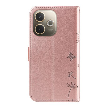 Чохол-книжка Dandelion Embossed Pattern Flip Leather для OPPO A5 Pro 5G Global - золото