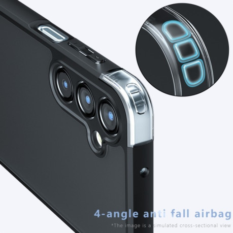 Противоударный чехол Armor Precise Hole PC Hybrid TPU для Samsung Galaxy A56 5G - прозрачный