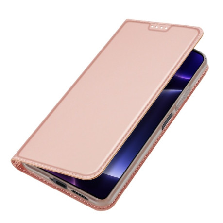 Чехол- книжка DUX DUCIS Skin Pro Series на Xiaomi Poco F5 / Redmi Note 12 Turbo - розовое золото