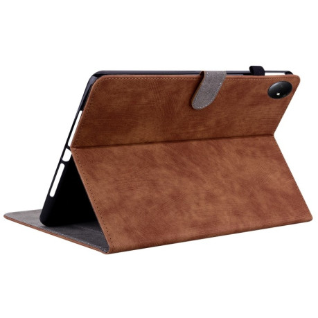 Чохол-книжка Embossed Tiger Pattern Leather для Xiaomi Redmi Pad SE 8.7 - коричневий