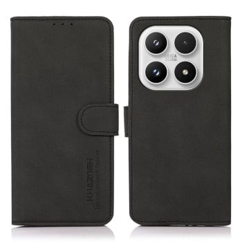 Чохол-книжка KHAZNEH з матовою фактурою на Xiaomi 17 — чорний