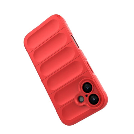 Силиконовый чехол Magic Flannel для iPhone 17 - темно-серый