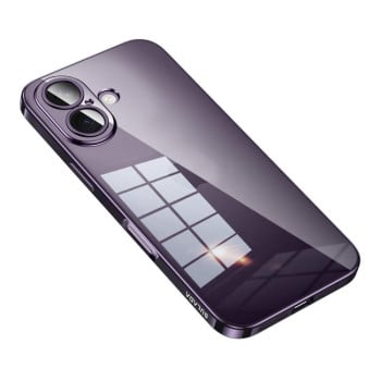 Чехол SULADA Shine Through Series Plating на iPhone 17 - фиолетовый