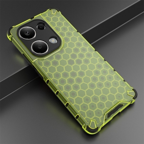 Противоударный чехол Honeycomb на Xiaomi Redmi Note 14S/ 13 Pro 4G / POCO M6 Pro 4G - зеленый