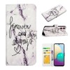 Чехол-книжка Oil Embossed Pattern для iPhone 16 Plus - разноцветные