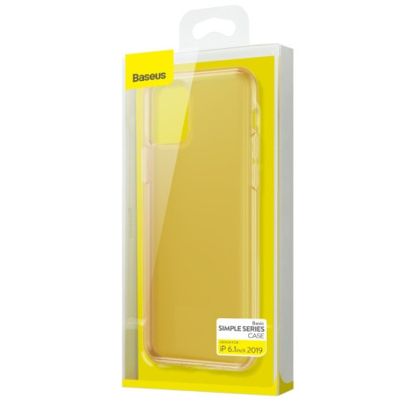 Ультратонкий чехол Baseus Simplicity Series на iPhone 11-золотой