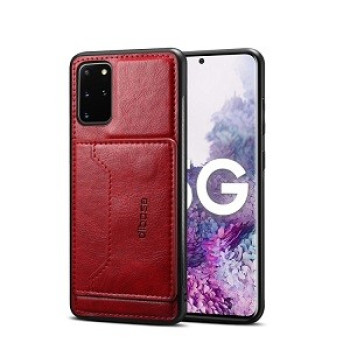 Чехол Dibase Crazy Horse Texture на Samsung Galaxy  S20 Plus -красный