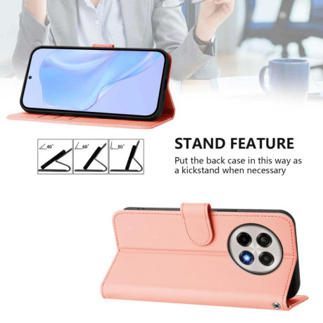 Чохол-книжка Skin Feel S-type для OnePlus 13R/Ace 5/Ace 5 Pro - рожевий