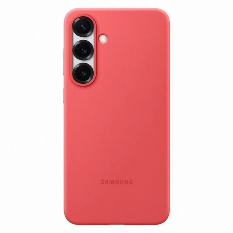 Оригінальний чохол Samsung Silicone Case для Samsung Galaxy S25+ - red (EF-PS936CREGWW)
