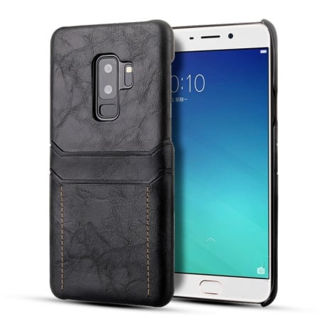 Кожаный чехол Calf Texture на Samsung Galaxy S9 / G960 - черный