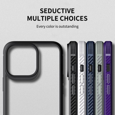 Противоударный чехол iPAKY Series на iPhone 14 Plus - фиолетовый