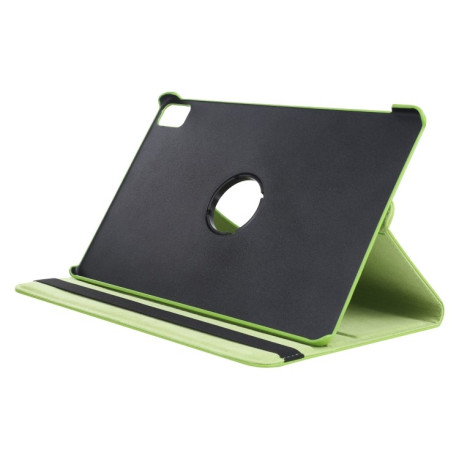 Чехол-книжка 360 Degree Rotation Litchi для iPad Pro 11 2024 - зеленый