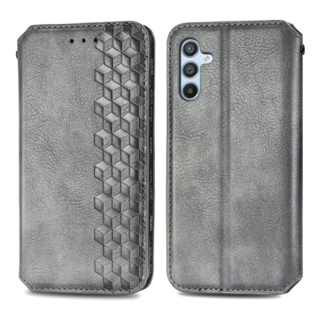 Чехол-книжка Cubic Grid для Samsung Galaxy A36 5G - серый