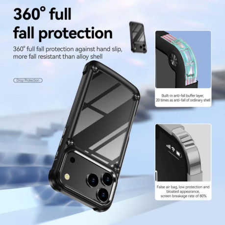 Чохол протиударний Lens Protection на iPhone 17 Pro - чорний