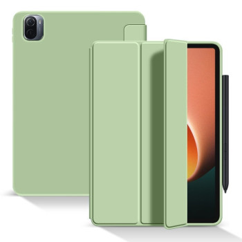 Чехол-книжка Skin Feel Matte Honeycomb для Xiaomi Pad 5 / Pad 5 Pro - зеленый