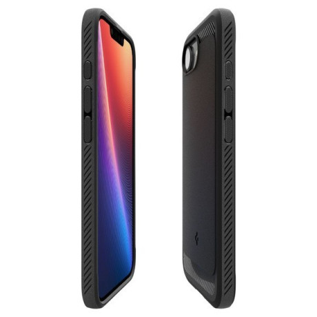 Оригінальний чохол Spigen Rugged Armor MagSafe для iPhone 16e - Black