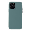 Силиконовый чехол Solid Color Liquid на iPhone 13 Pro Max - темно-зеленый
