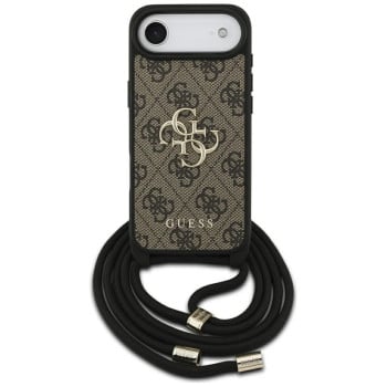 Оригинальный чехол Guess 4G Big Logo Cord Stap Crossbody на iPhone Air - Brown