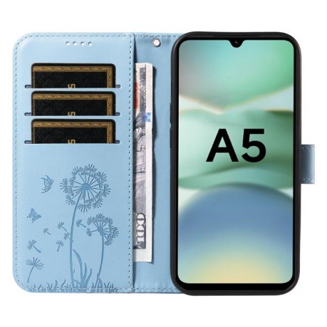 Чехол-книжка Dandelion Embossed Pattern Flip Leather для Redmi A5 4G 173.3mm Global - голубой
