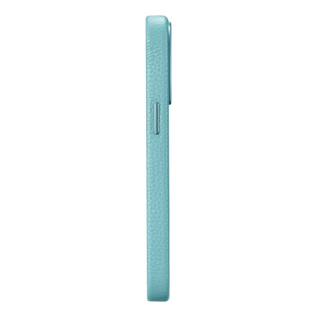 Кожаный чехол iCarer Litchi Premium для iPhone 14 Pro Max - зеленый