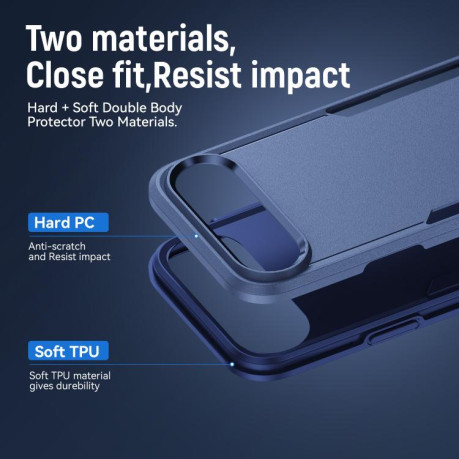 Противоударный чехол Heavy Duty Armor для iPhone Air - синий