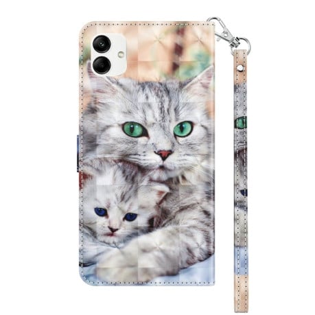 Чохол-книжка 3D Painting для Samsung Galaxy A04 3D - Two Loving Cats