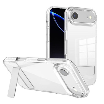 Противоударный чехол Kalebol Holder Clear Acrylic Hybrid TPU для iPhone Air - прозрачный