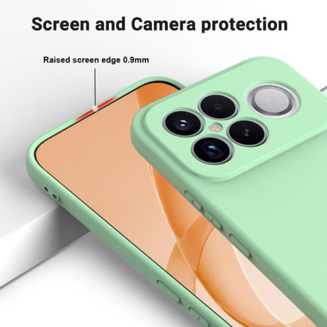 Силіконовий чохол Solid Color Liquid Silicone на Xiaomi Redmi K90 Pro Max / Poco F8 Ultra — зелений