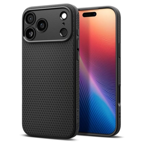 Оригінальний чохол Spigen Liquid Air на iPhone 17 Pro Max - Matte Black