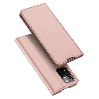 Чехол- книжка DUX DUCIS Skin Pro Series на Xiaomi Redmi Note 11 Pro 5G (China)/11 Pro+ - розовое золото
