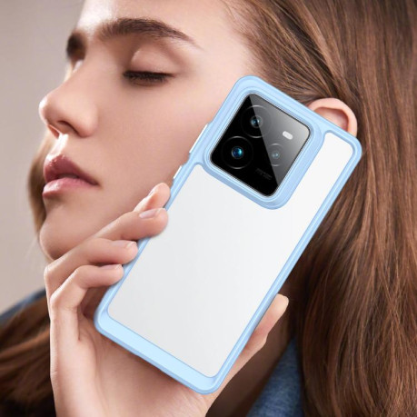 Противоударный чохол Colorful Acrylic Series для Realme GT 7 Pro - синий