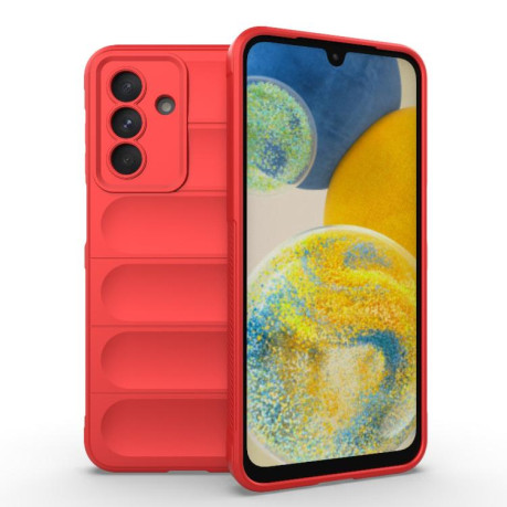 Силиконовый чехол Magic Flannel для Samsung Galaxy A26 5G - красный