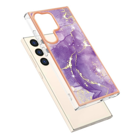Протиударний чохол Electroplating IMD для Samsung Galaxy S24 Ultra 5G - фіолетовий