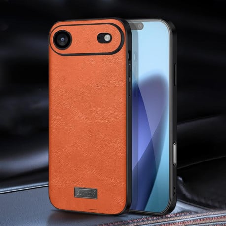 Чехол SULADA гибрид Handmade на iPhone Air - оранжевый