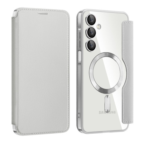 Чохол-книжка Shield MagSafe RFID Anti-theft Leather  для Samsung Galaxy A16 5G - сірий