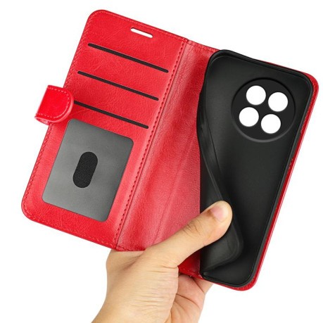 Чохол-книжка R64 Horizontal Flip Leather для OnePlus 13R/Ace 5/Ace 5 Pro - червоний