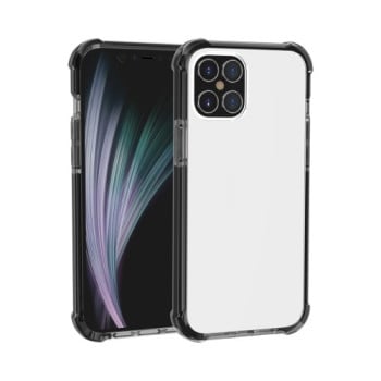 Противоударный акриловый чехол Four-corner на iPhone 12/12 Pro - черный