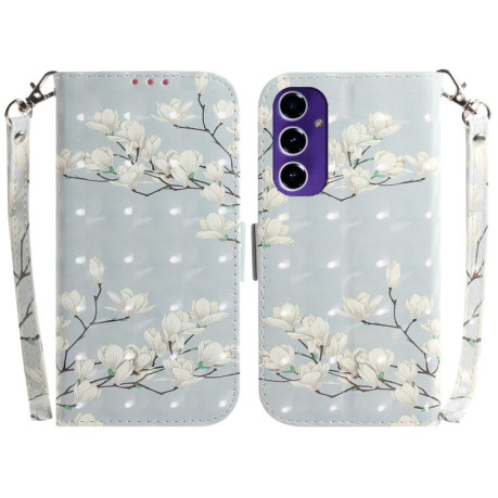 Чехол-книжка 3D Colored Horizontal для Samsung Galaxy A16 5G - Magnolia