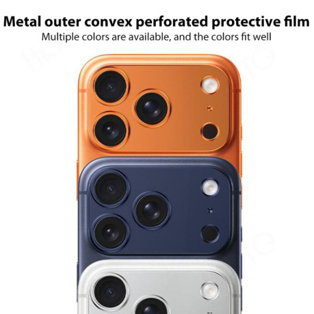 Захист камери XDCASE Titanium Alloy Hollow Camera Lens для iPhone Air — світло-золота