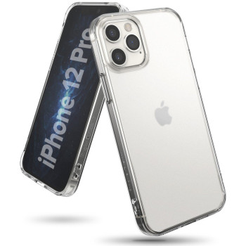Оригинальный чехол Ringke Fusion Matte для iPhone 12 Pro / iPhone 12 - transparent