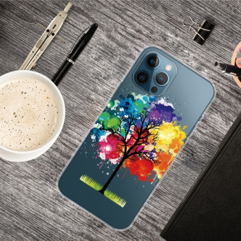 Чехол Painted Pattern для iPhone 13 Pro - Oil Painting Tree