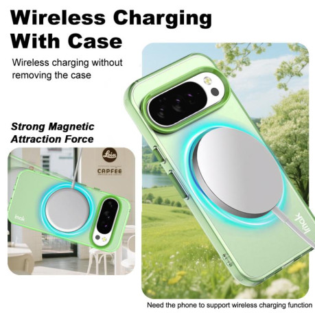 Протиударний чохол IMAK Candy Series Shockproof MagSafe для Google Pixel 10 Pro XL - зелений