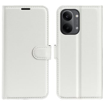 For Redmi Turbo 5 Max / Poco X8 Pro Max Litchi Texture Horizontal Flip Leather Phone Case with Holder(White)