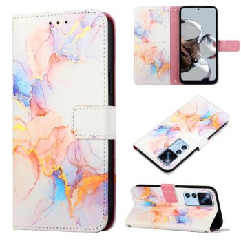 Чохол-книжка PT003 Marble Pattern для Xiaomi 12T/12T Pro/Redmi K50 Ultra - Marble White LS004