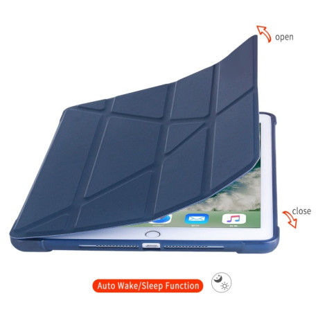 Чехол- книжка Multi-folding для iPad 9.7 (2018) / 9.7 (2017) / air / air2 - синий