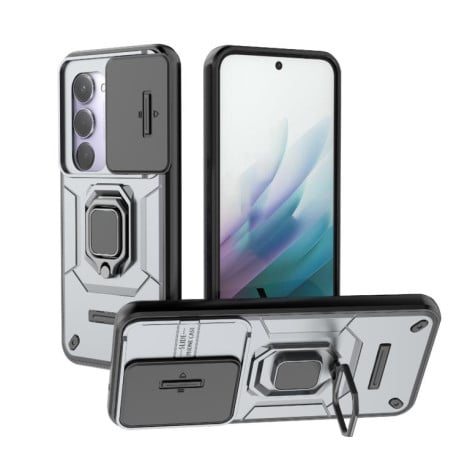Противоударный чехол Sliding Camshield на Xiaomi Redmi 15 5G / 4G EU 171mm - серый