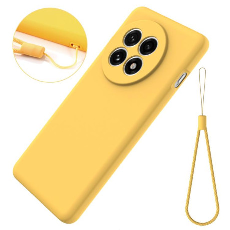 Силіконовий чохол Solid Color Liquid Silicone на OnePlus 13R/Ace 5/5 Pro - жовтий