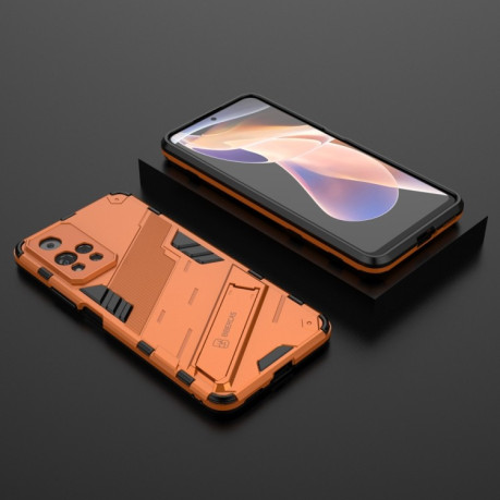 Противоударный чехол Punk Armor для Xiaomi Redmi Note 11 Pro 5G (China)/11 Pro+ - оранжевый
