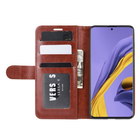 Чехол-книжка Texture Single на Samsung Galaxy A51-коричневый